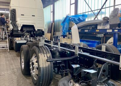 Camper Truck in Factory